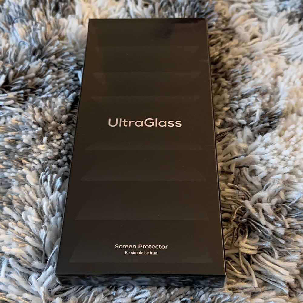 UltraGlass Screen Protector iPhone XR 2 Pack Black White Solid